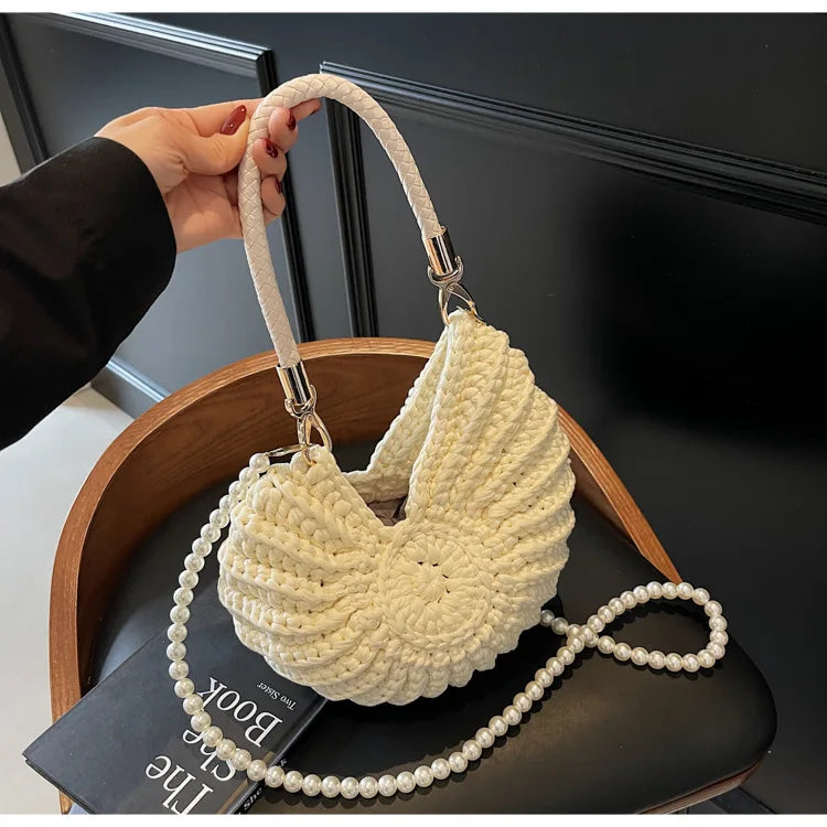 Crochet Conch Bag - Floral Fawna