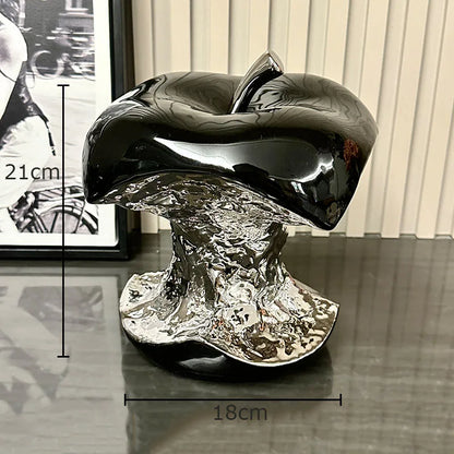 Gnawed Apple Sculpture