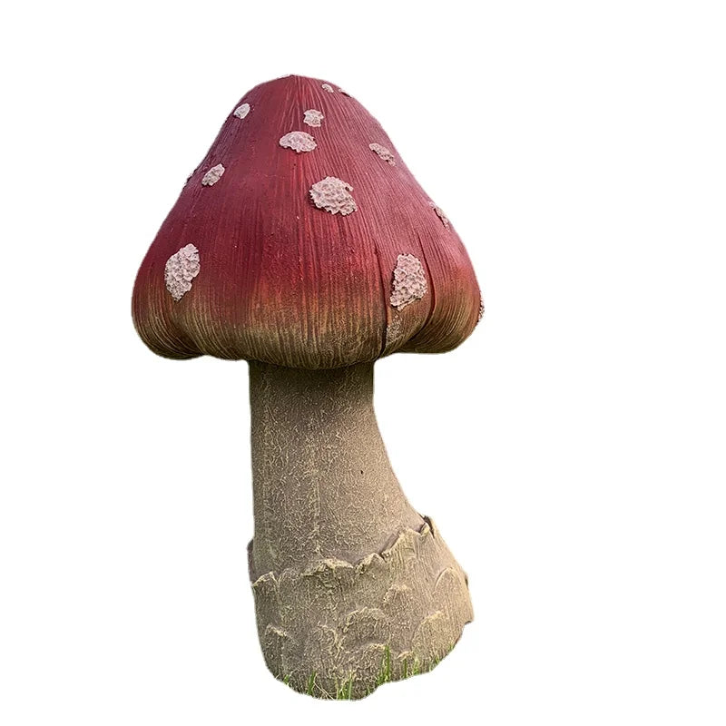 Mushroom Garden Ornament - Floral Fawna
