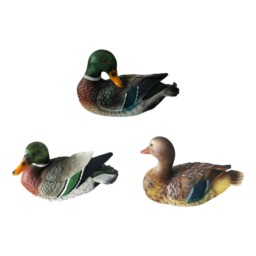 Mallard Duck Ornament - Floral Fawna