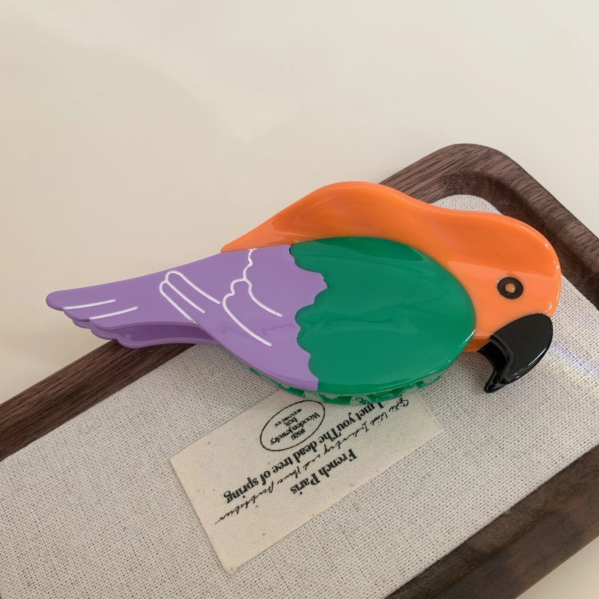 Parrot Claw Clip - Floral Fawna