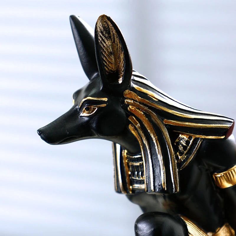 Anubis Dog Wine Holder - Floral Fawna