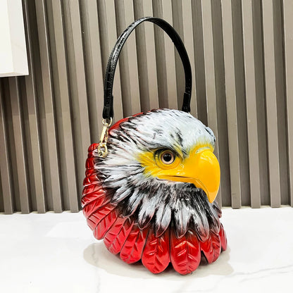 3D Eagle Handbag - Floral Fawna