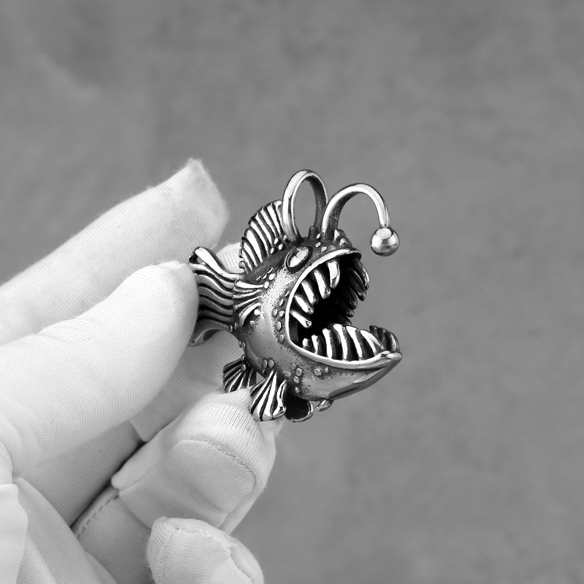 Angler Fish Necklace - Floral Fawna