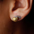 Snail Stud Earrings - Floral Fawna