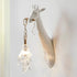 White Giraffe Wall Light - Floral Fawna