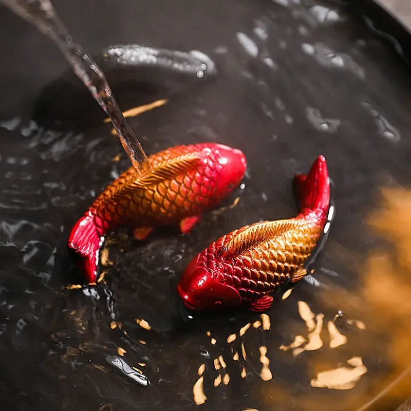 Colour-Changing Koi Ornaments - Floral Fawna