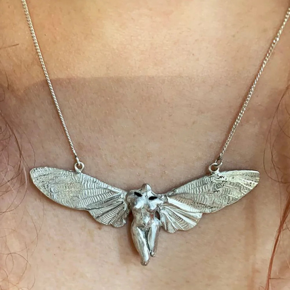 Ethereal Angel Necklace - Floral Fawna