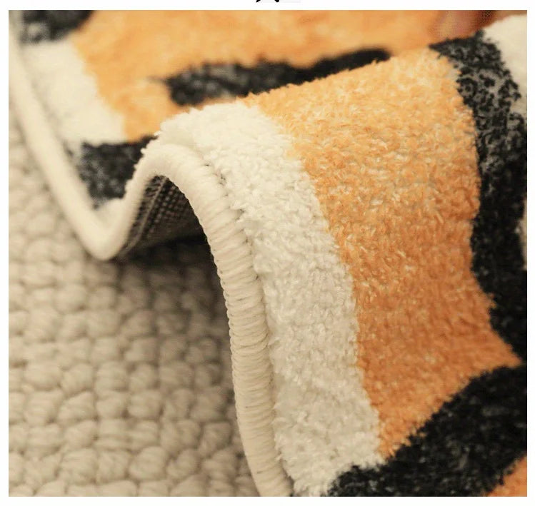 Big Cat Face Mat - Floral Fawna