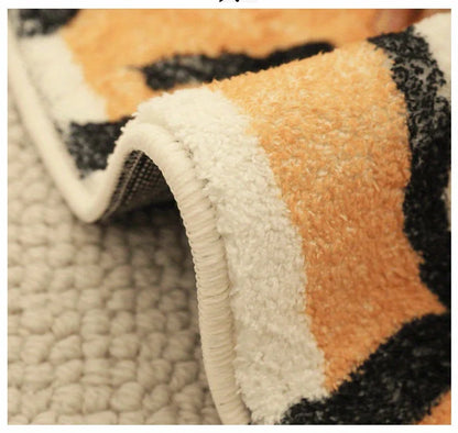 Big Cat Face Mat - Floral Fawna