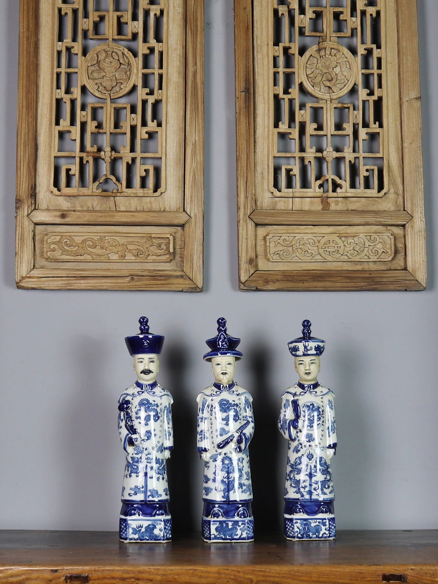 Chinese Dynasty Ceramic Sculpture - Floral Fawna