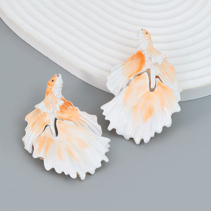 Betta Fish Earrings - Floral Fawna