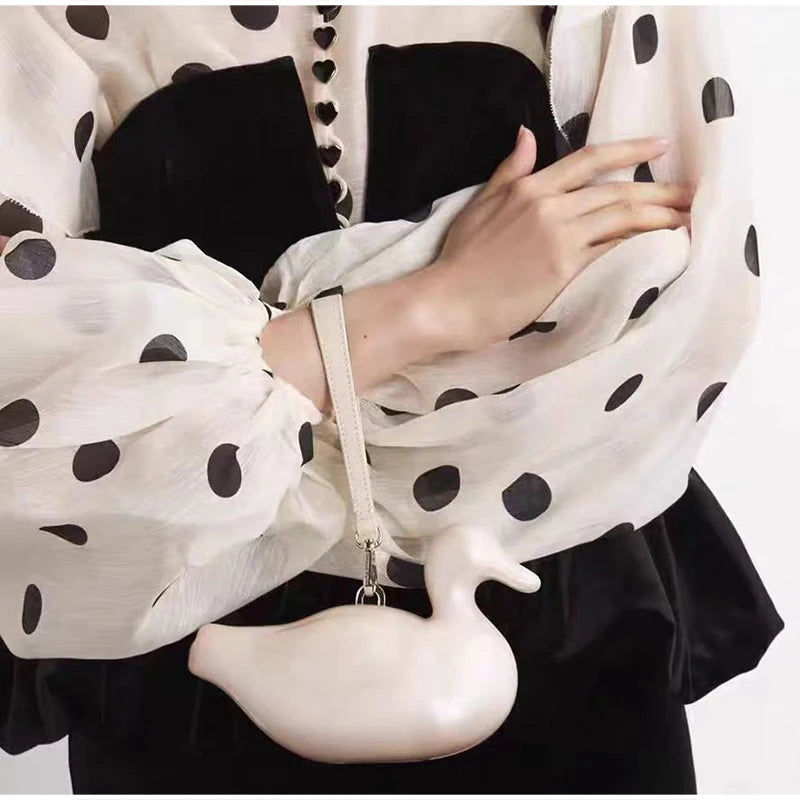 Duck Shaped Marble Bag