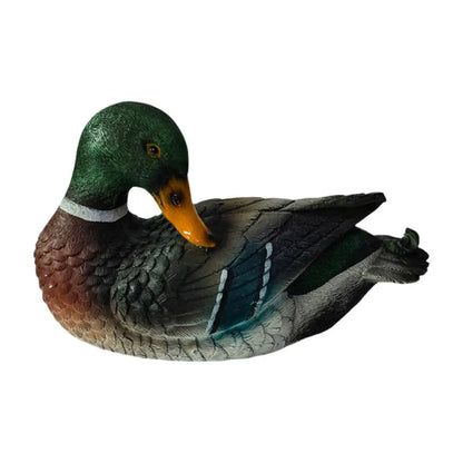 Mallard Duck Ornament - Floral Fawna