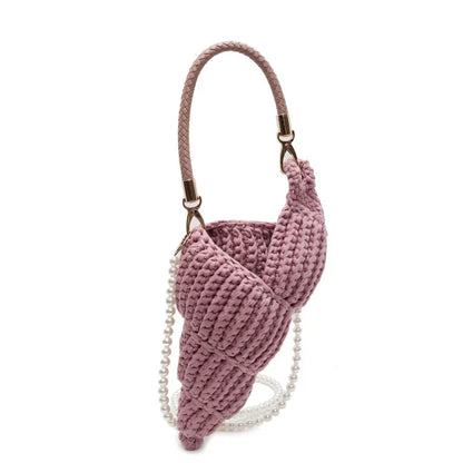 Crochet Conch Bag - Floral Fawna