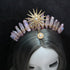 Sun Goddess Crystal Crown - Floral Fawna