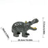 Abstract Hippo Sculpture - Floral Fawna