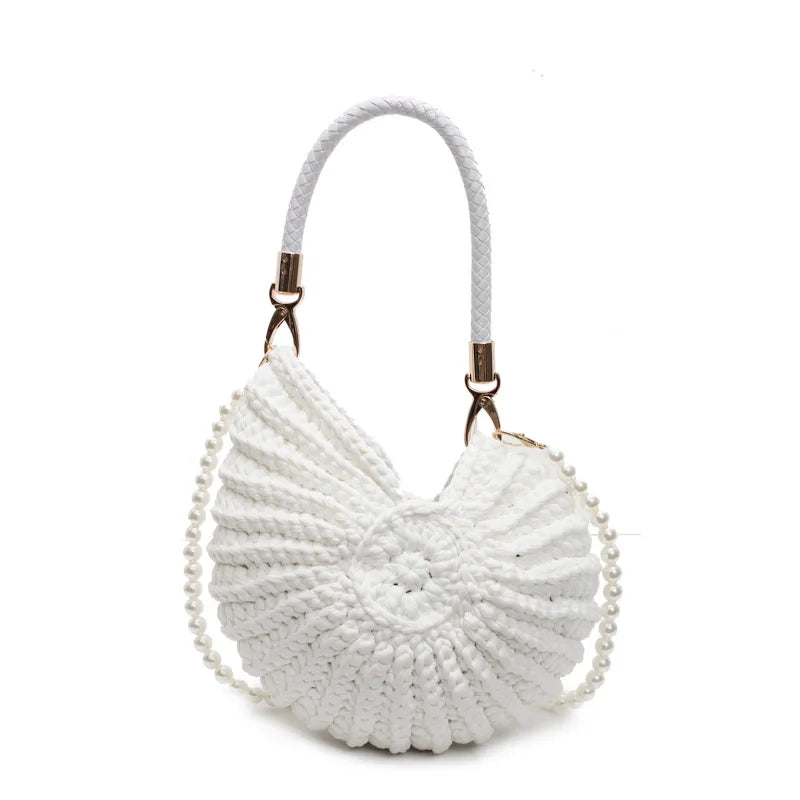 Crochet Conch Bag - Floral Fawna