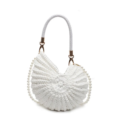 Crochet Conch Bag - Floral Fawna