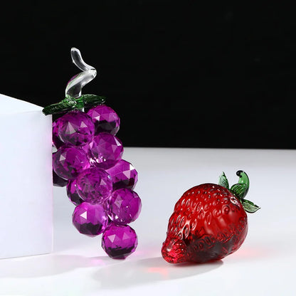 Crystal Fruit Ornament - Floral Fawna