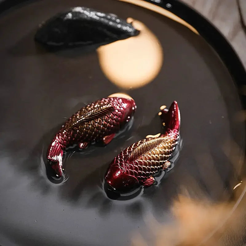 Colour-Changing Koi Ornaments - Floral Fawna