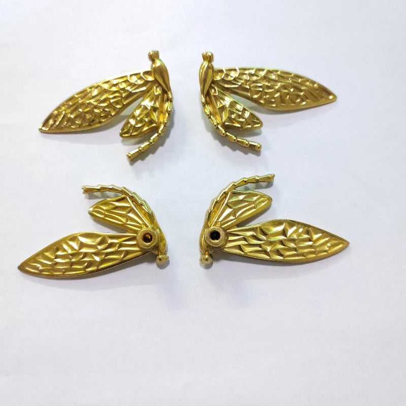 Dragonfly Brass Cabinet Handle