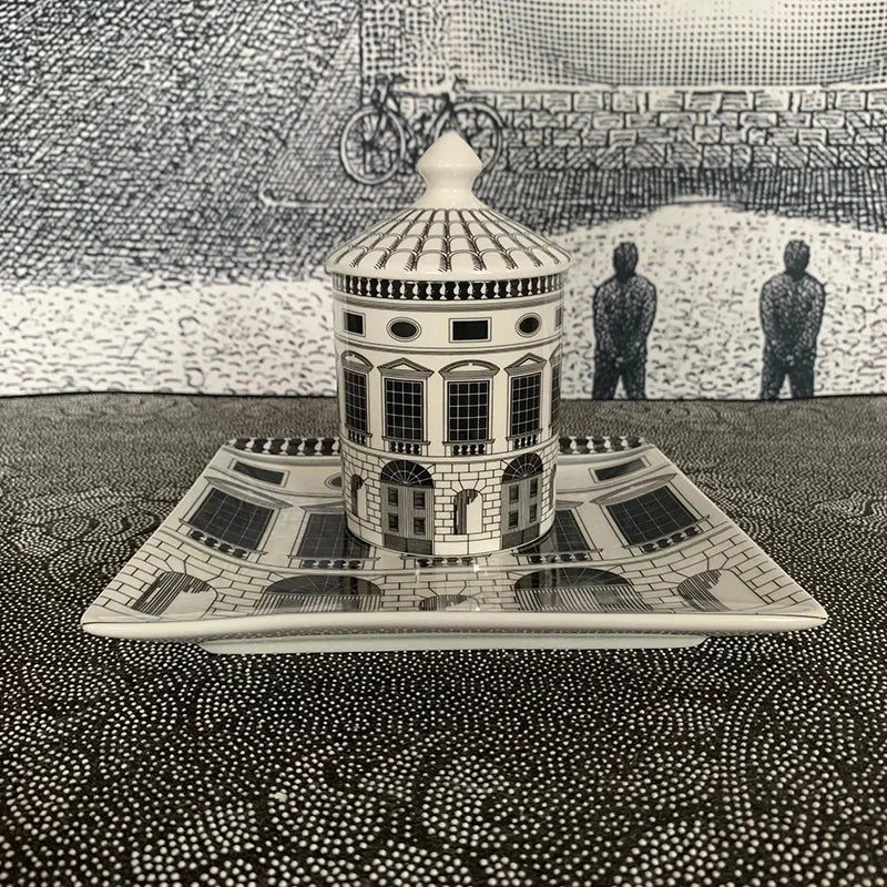 Ceramic Building Jar - Floral Fawna