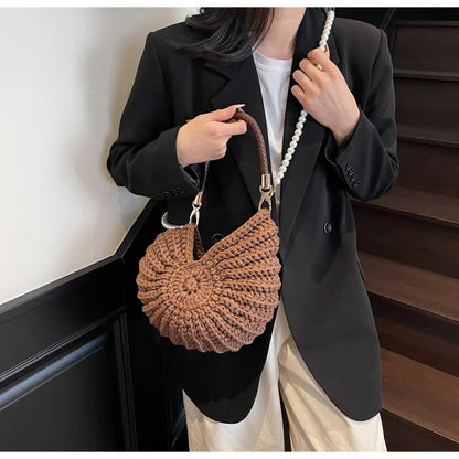 Crochet Conch Bag - Floral Fawna