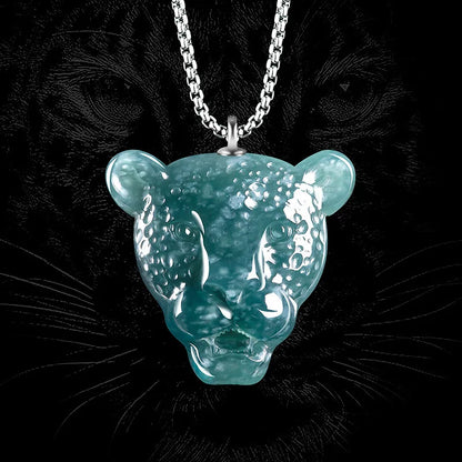 Jade Leopard Necklace - Floral Fawna