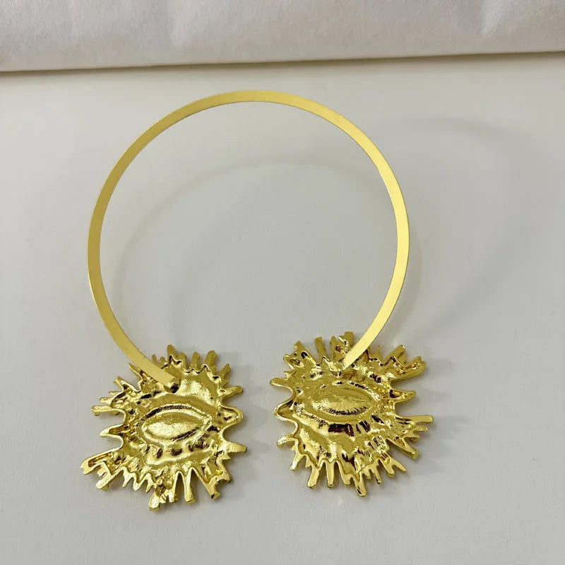 Statement Eye Open Choker - Floral Fawna