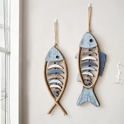 Wooden Fish Wall Hanging