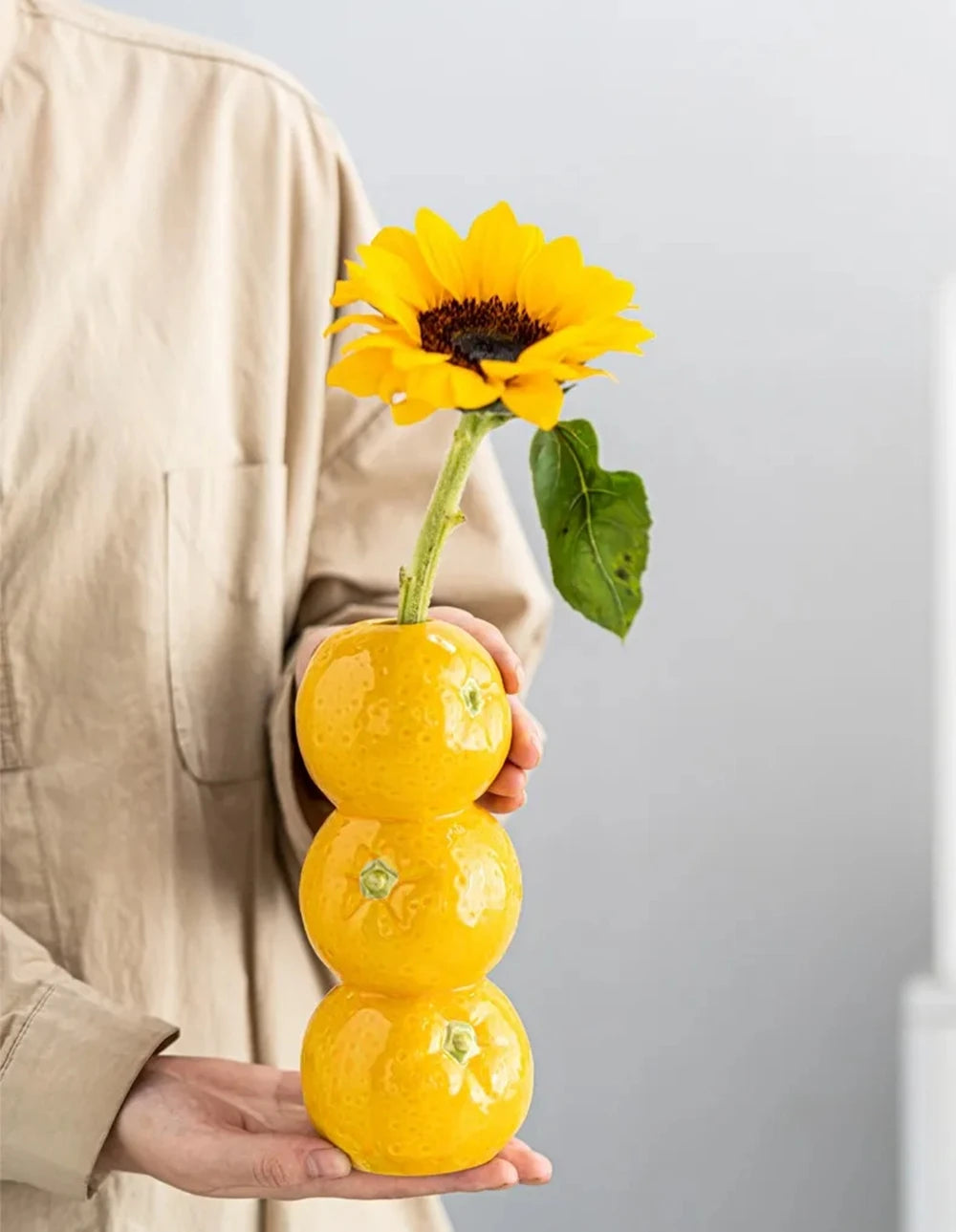 Ceramic Fruits Vase - Floral Fawna