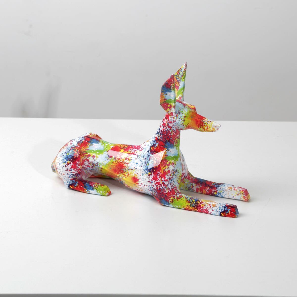 Abstract Dobermann Sculpture - Floral Fawna