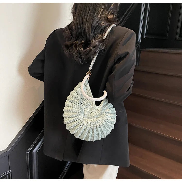 Crochet Conch Bag - Floral Fawna