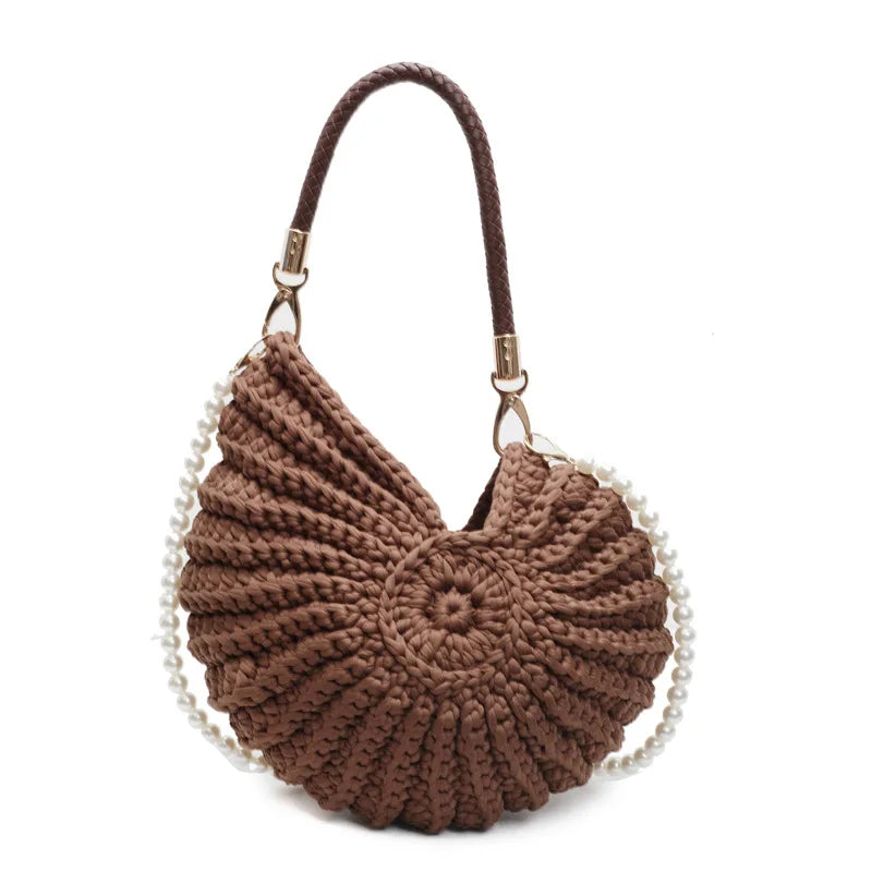 Crochet Conch Bag - Floral Fawna