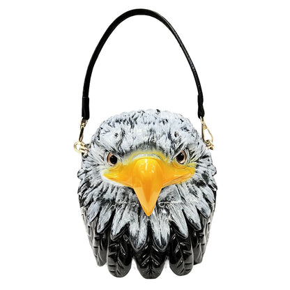 3D Eagle Handbag - Floral Fawna