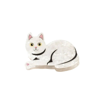 Cat Hair Claw Clips - Floral Fawna