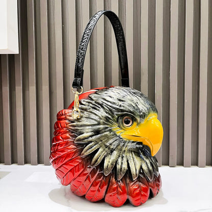 3D Eagle Handbag - Floral Fawna