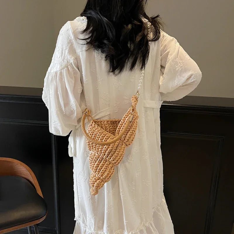 Crochet Conch Bag - Floral Fawna