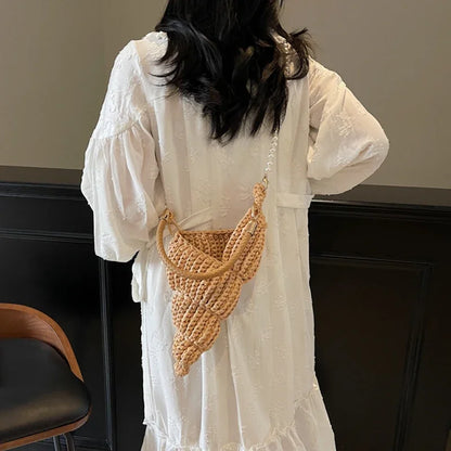 Crochet Conch Bag - Floral Fawna