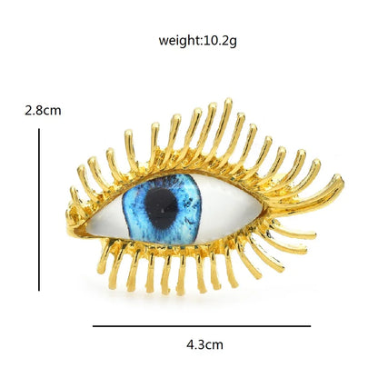 Blue Eye Brooch