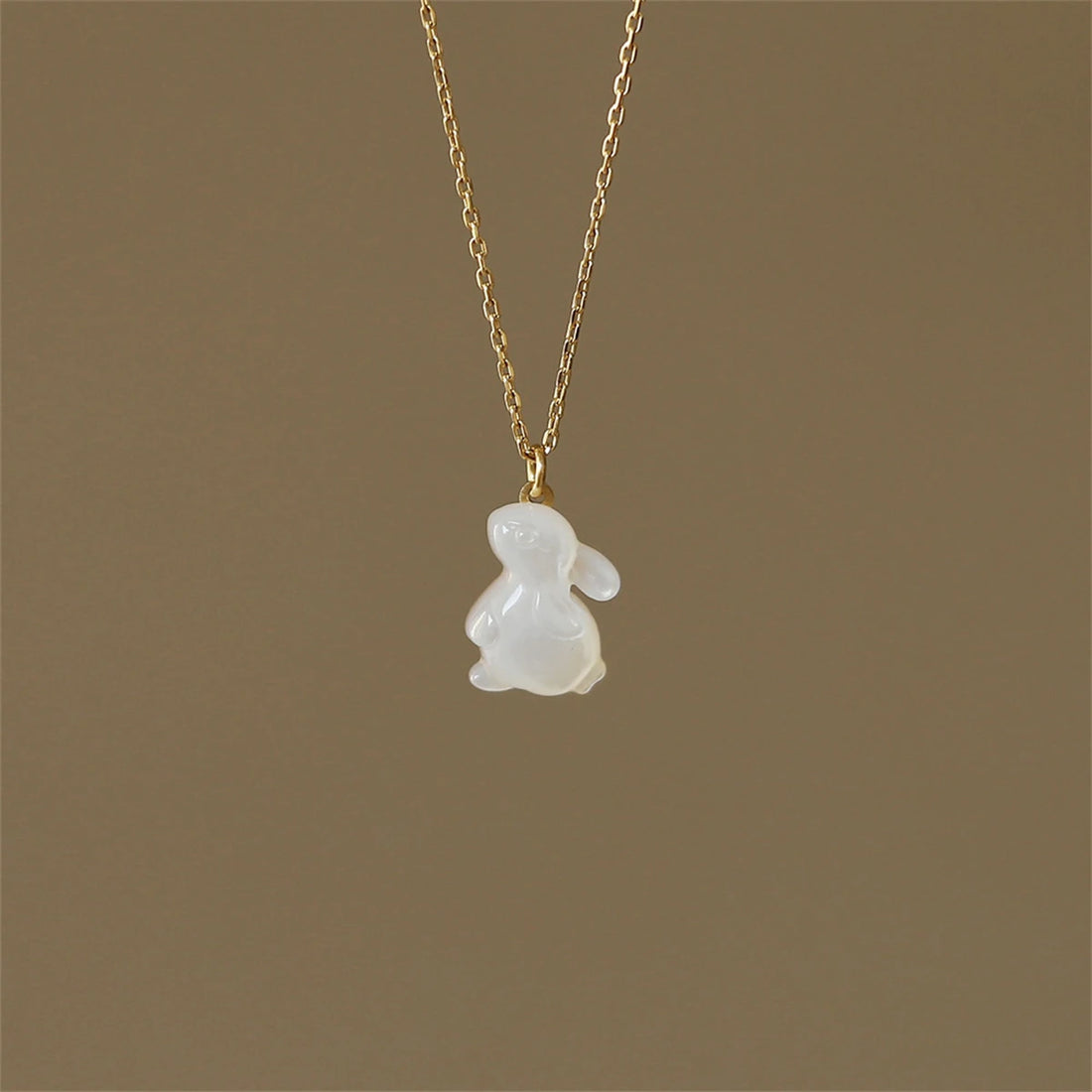Rabbit Shell Necklace - Floral Fawna
