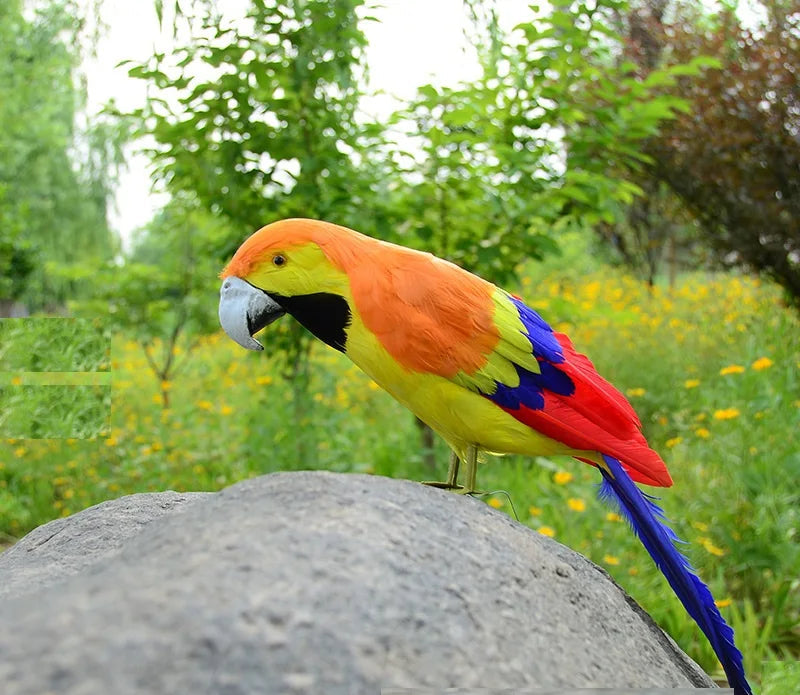 Realistic Parrot Sculpture