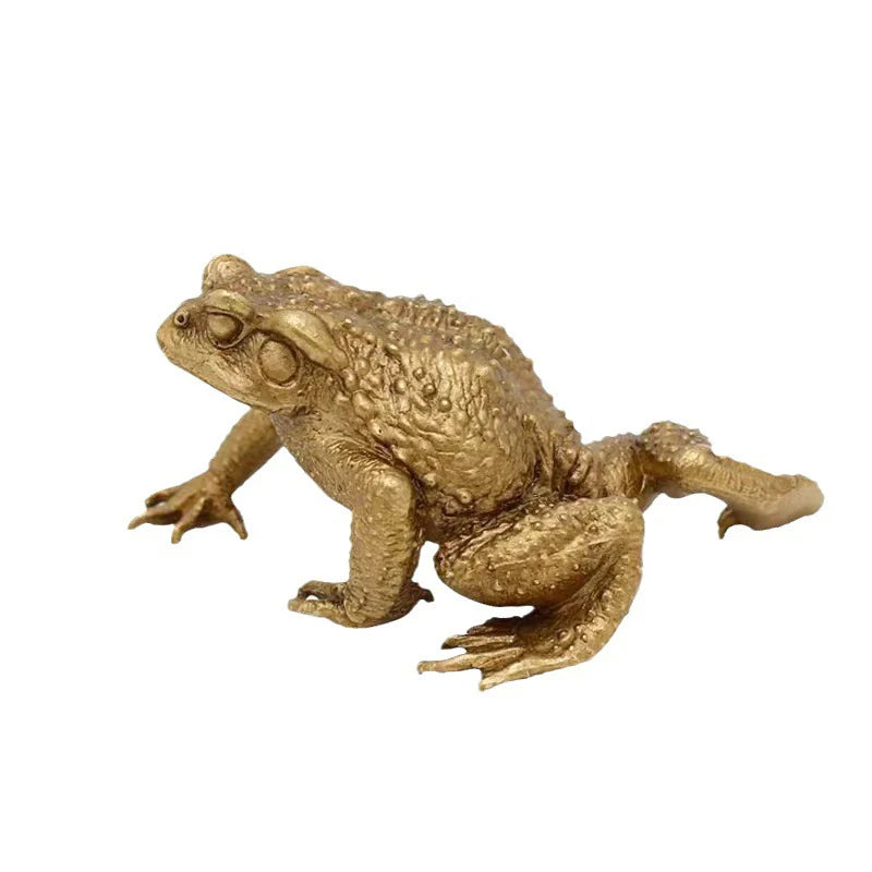 Copper Toad Ornament - Floral Fawna