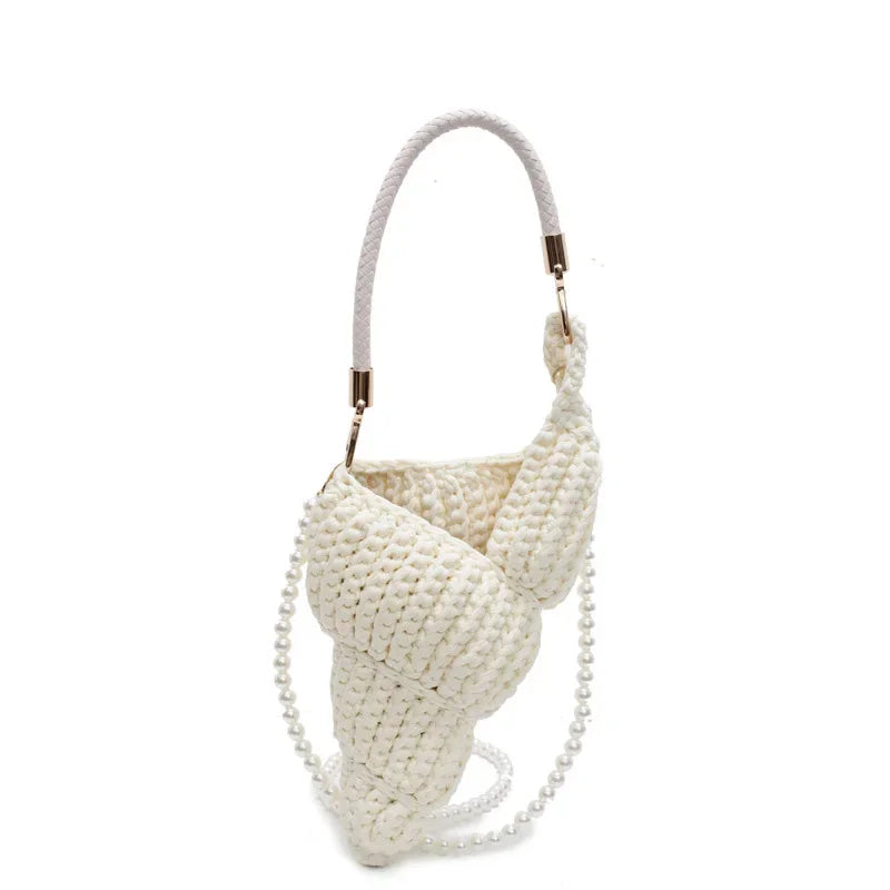 Crochet Conch Bag - Floral Fawna