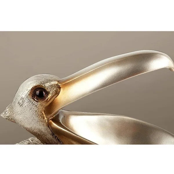 Pelican Storage Sculpture - Floral Fawna