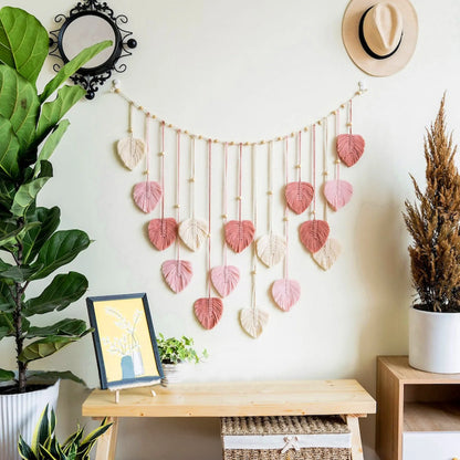 Macrame Leaves Garland - Floral Fawna