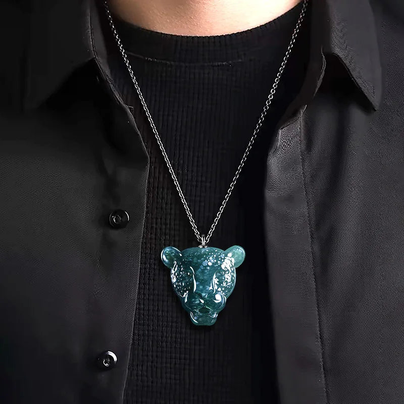 Jade Leopard Necklace - Floral Fawna