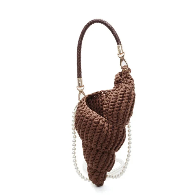 Crochet Conch Bag - Floral Fawna