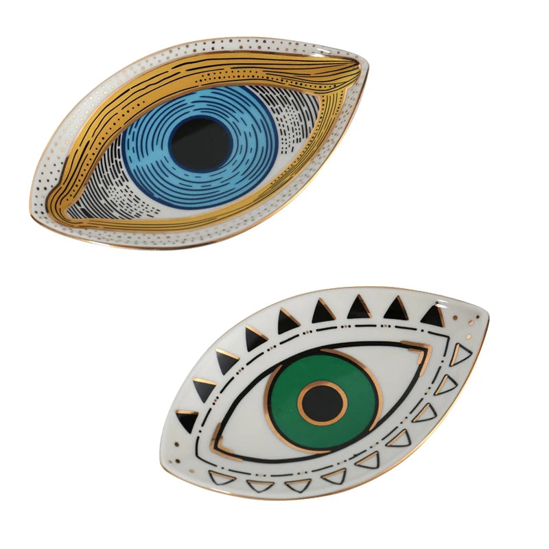 Evil Eye Ceramic Storage Dish